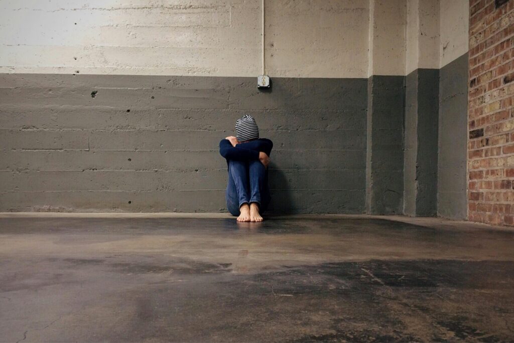 A person suffering from borderline personality disorder.