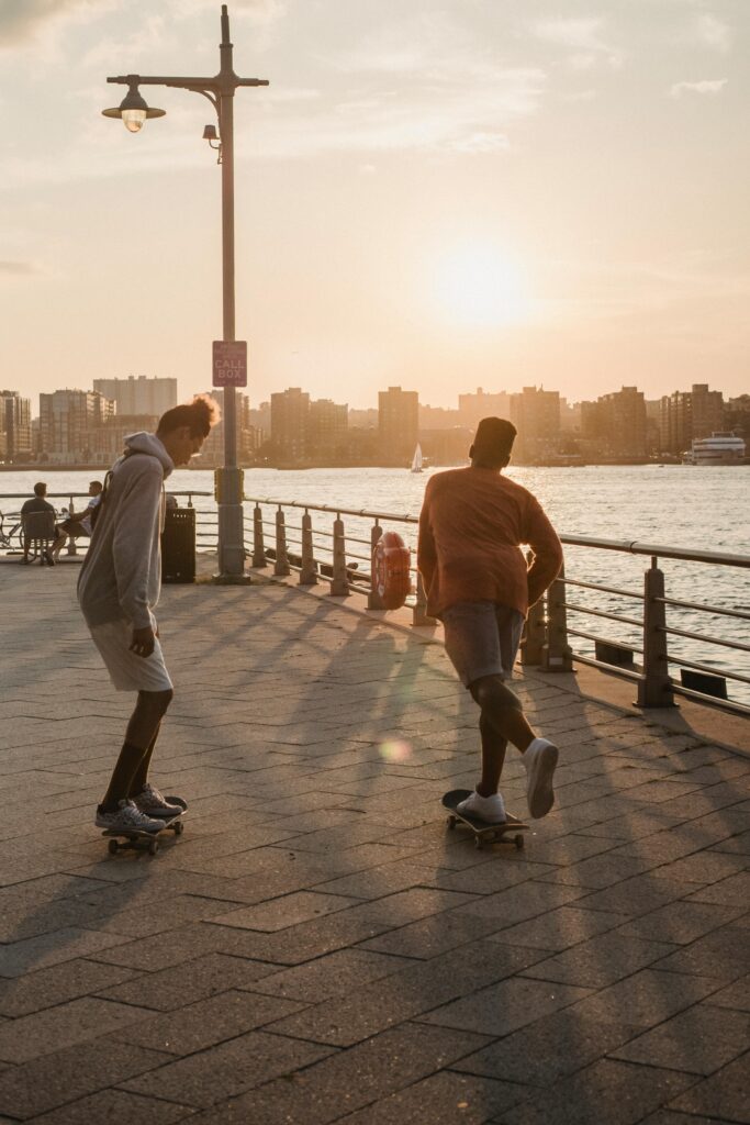 Friends considering mental health treatment in Old Orchard Beach, ME.